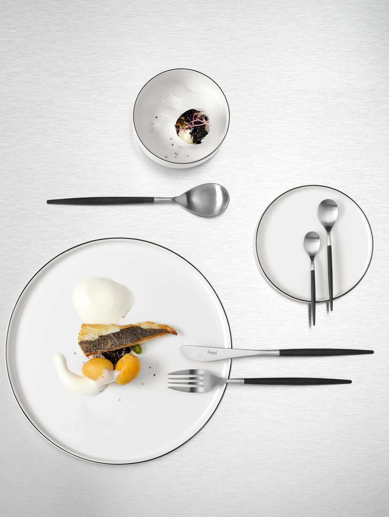 besteckset "mio" 24-teilig, schwarzer griff - Image 6
