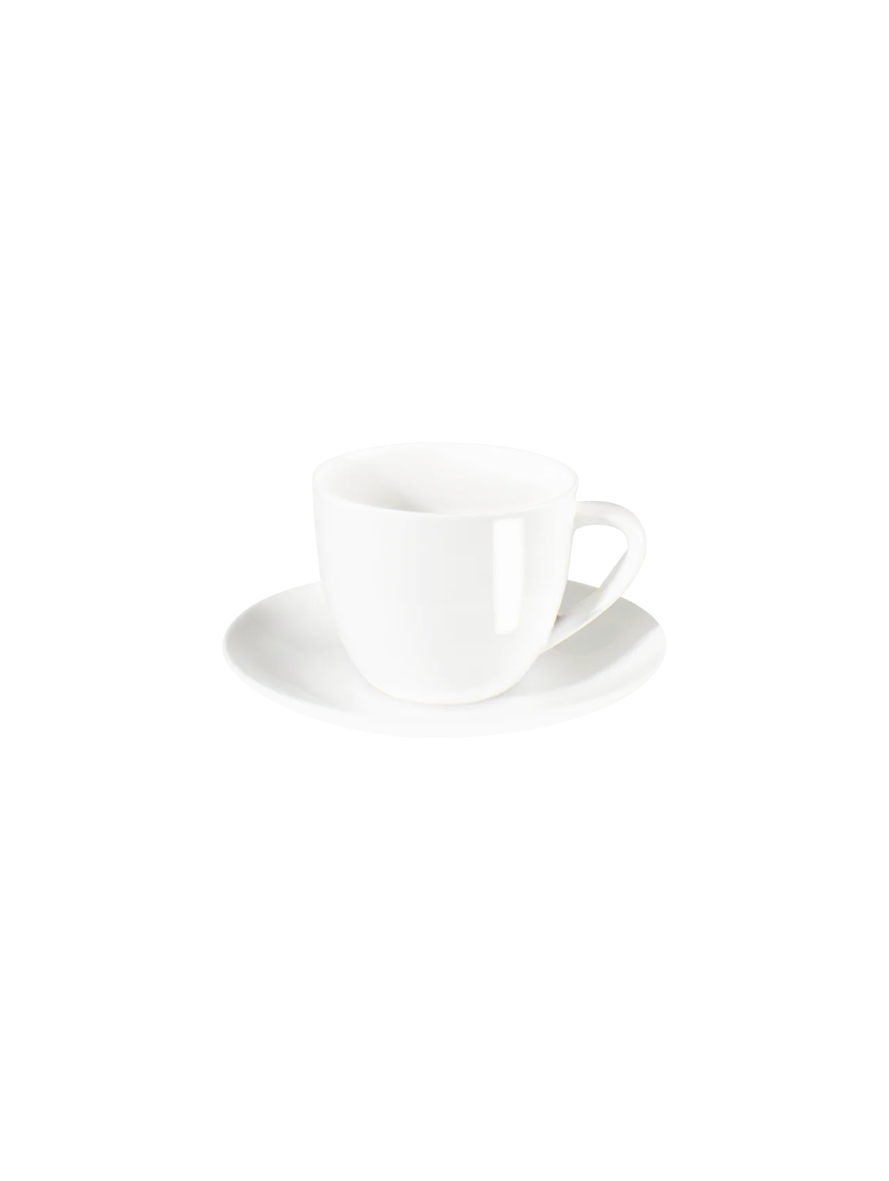 cappuccinotasse mit unterteller