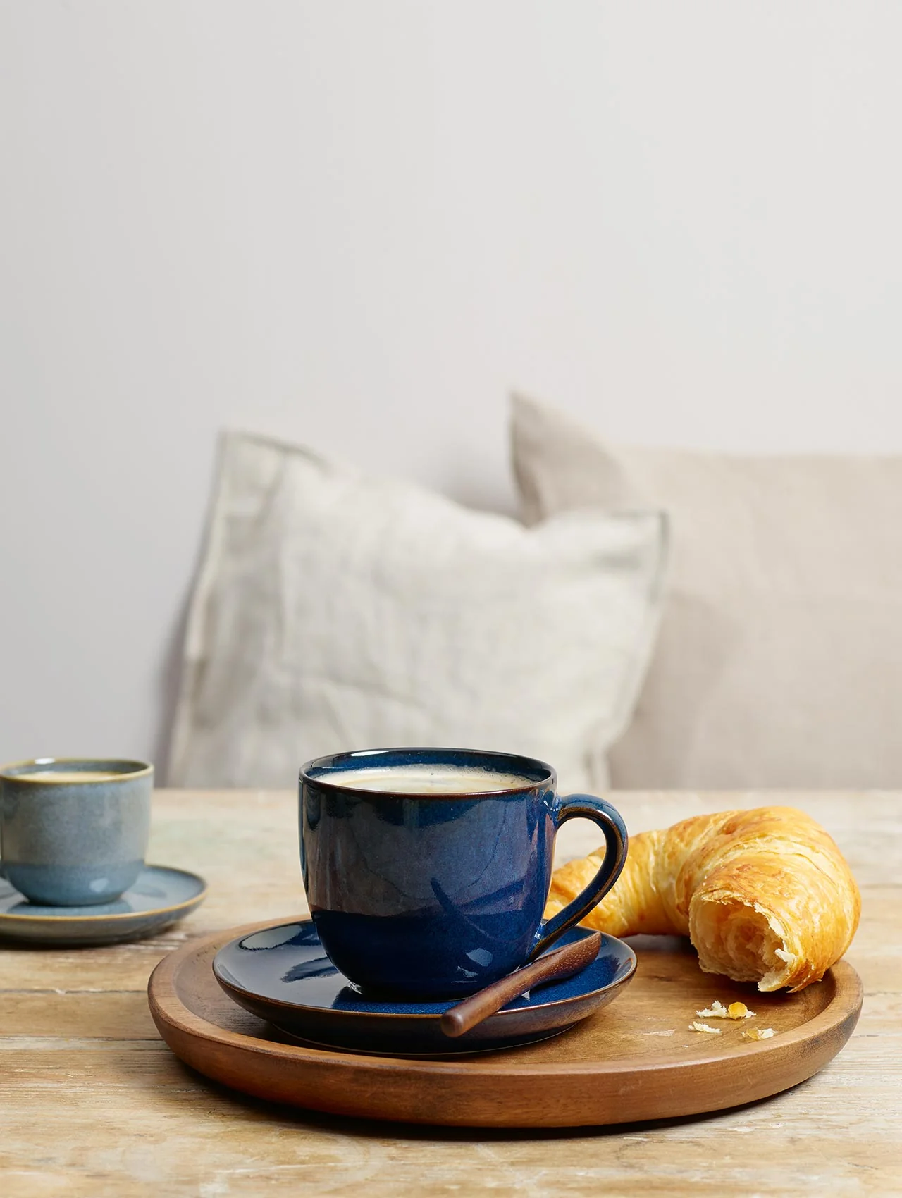 cappuccinotasse mit unterteller, midnight blue - Image 3