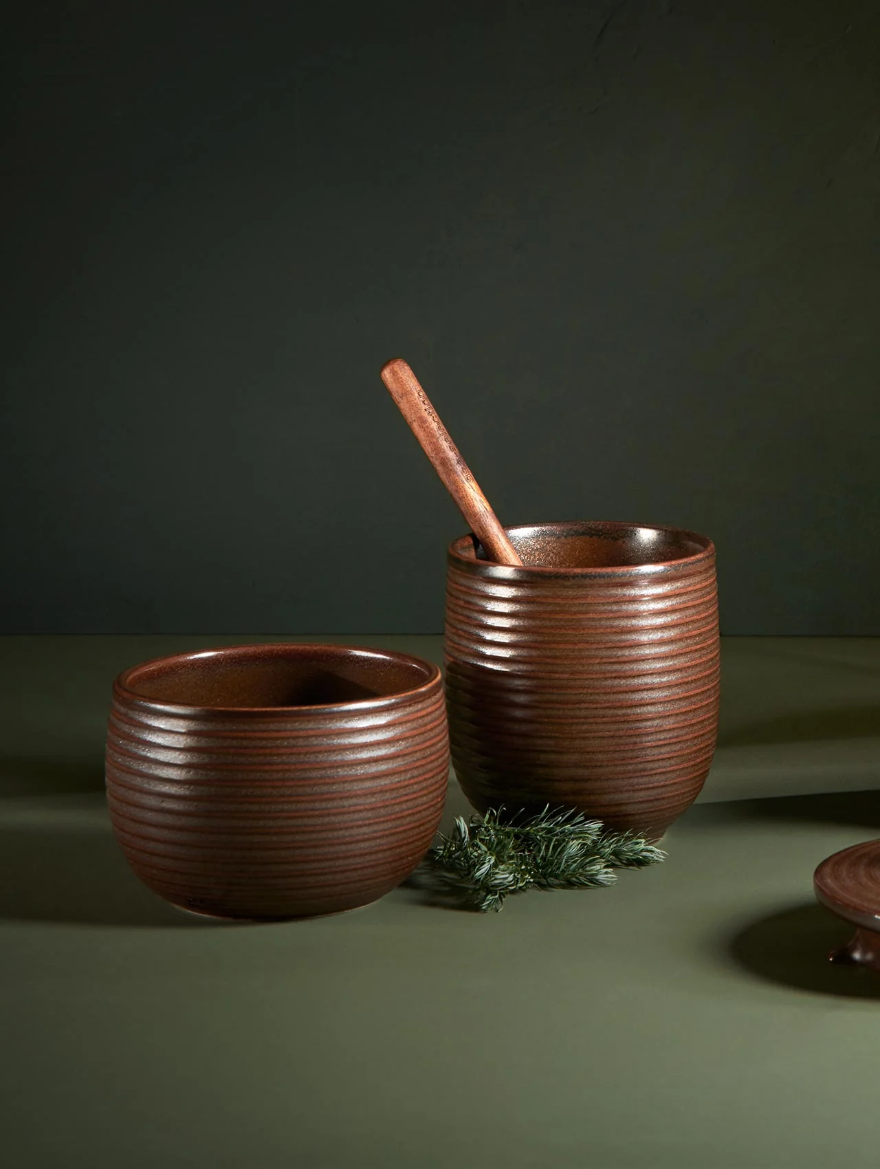 dessertteller, brown - Image 3