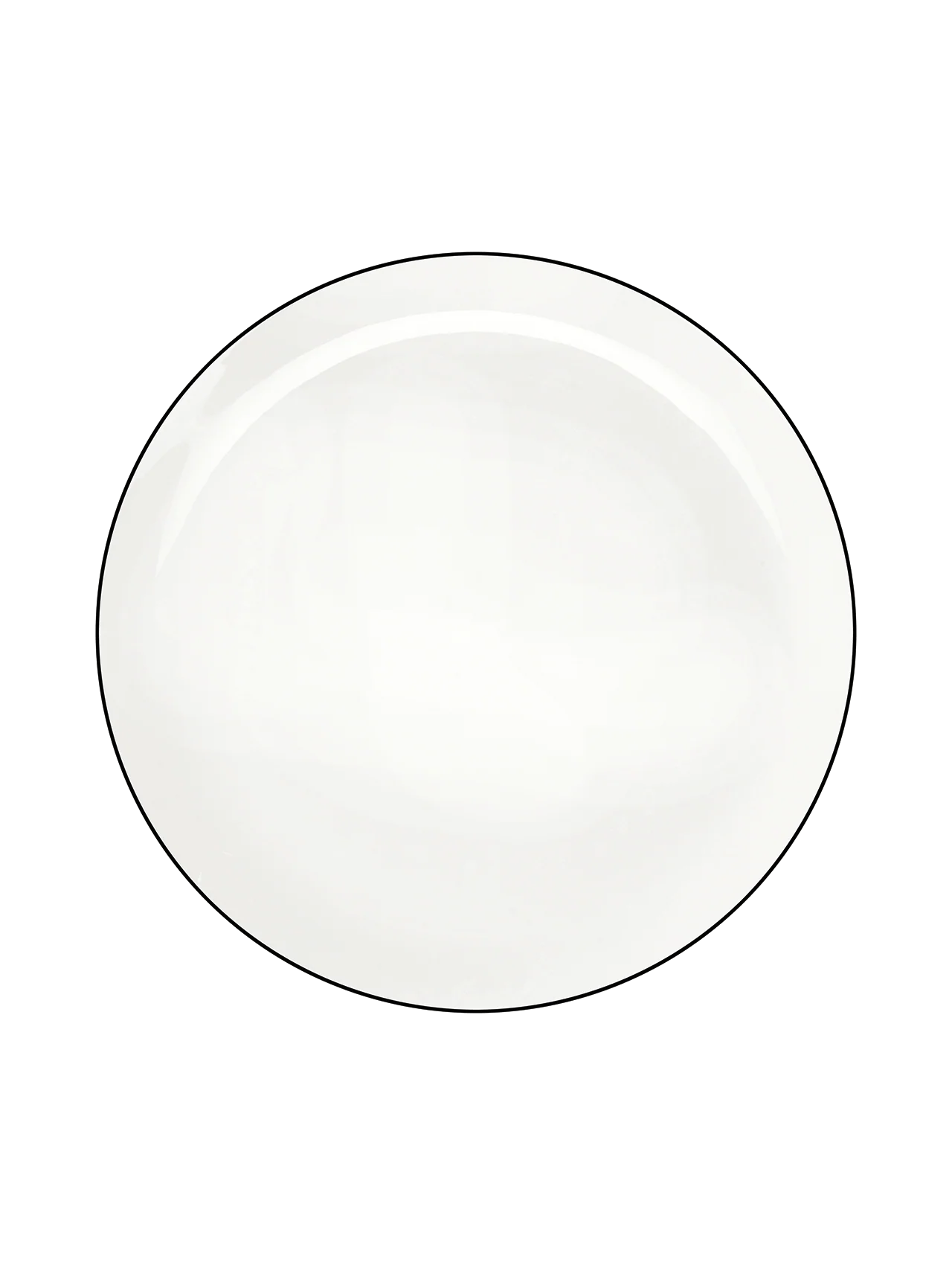 dessertteller, ligne noire