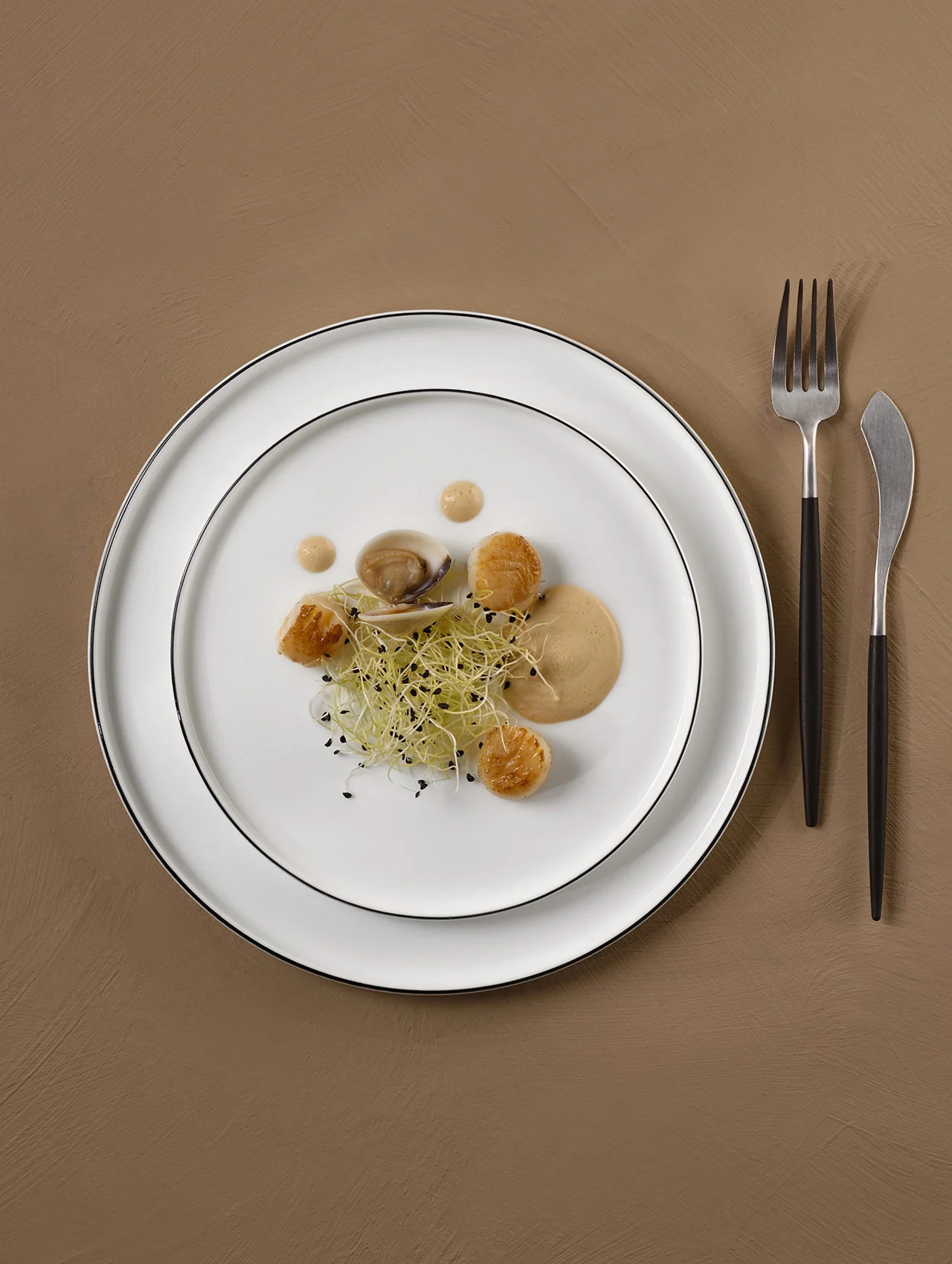 dessertteller, ligne noire - Image 3