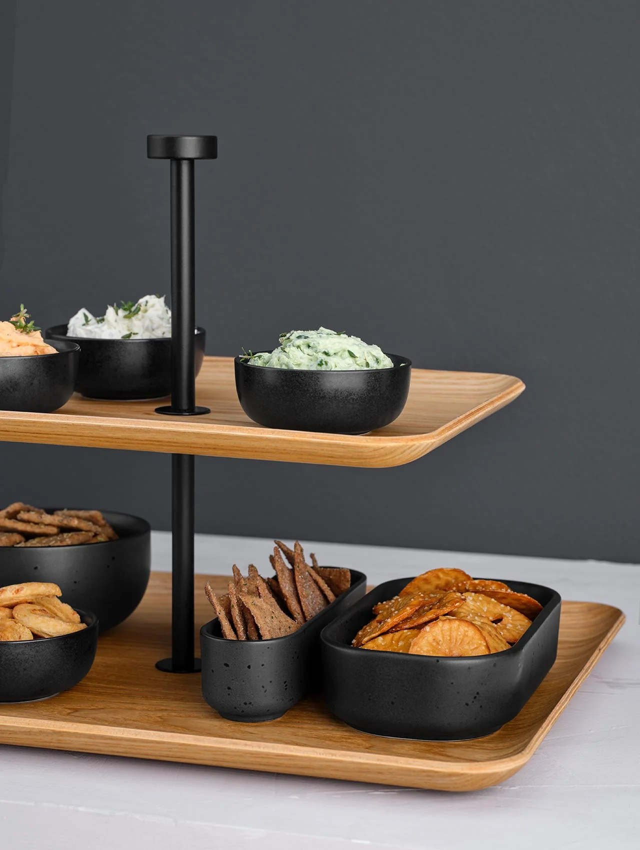 etagere 2-stufig, rechteckig - Image 3