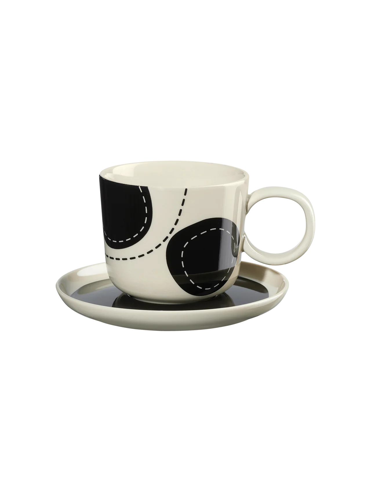 kaffeetasse mit unterteller, artiste