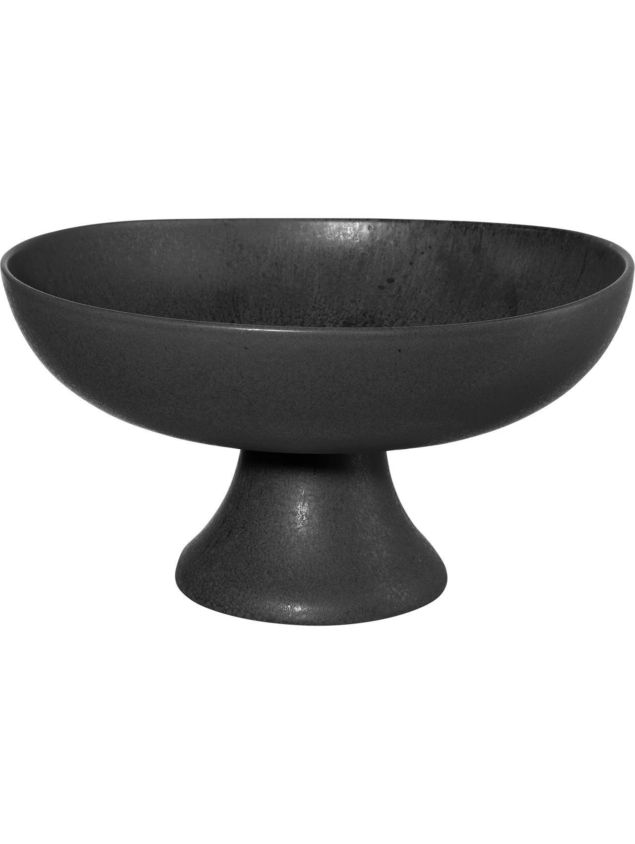 obstschale auf fuß, black iron