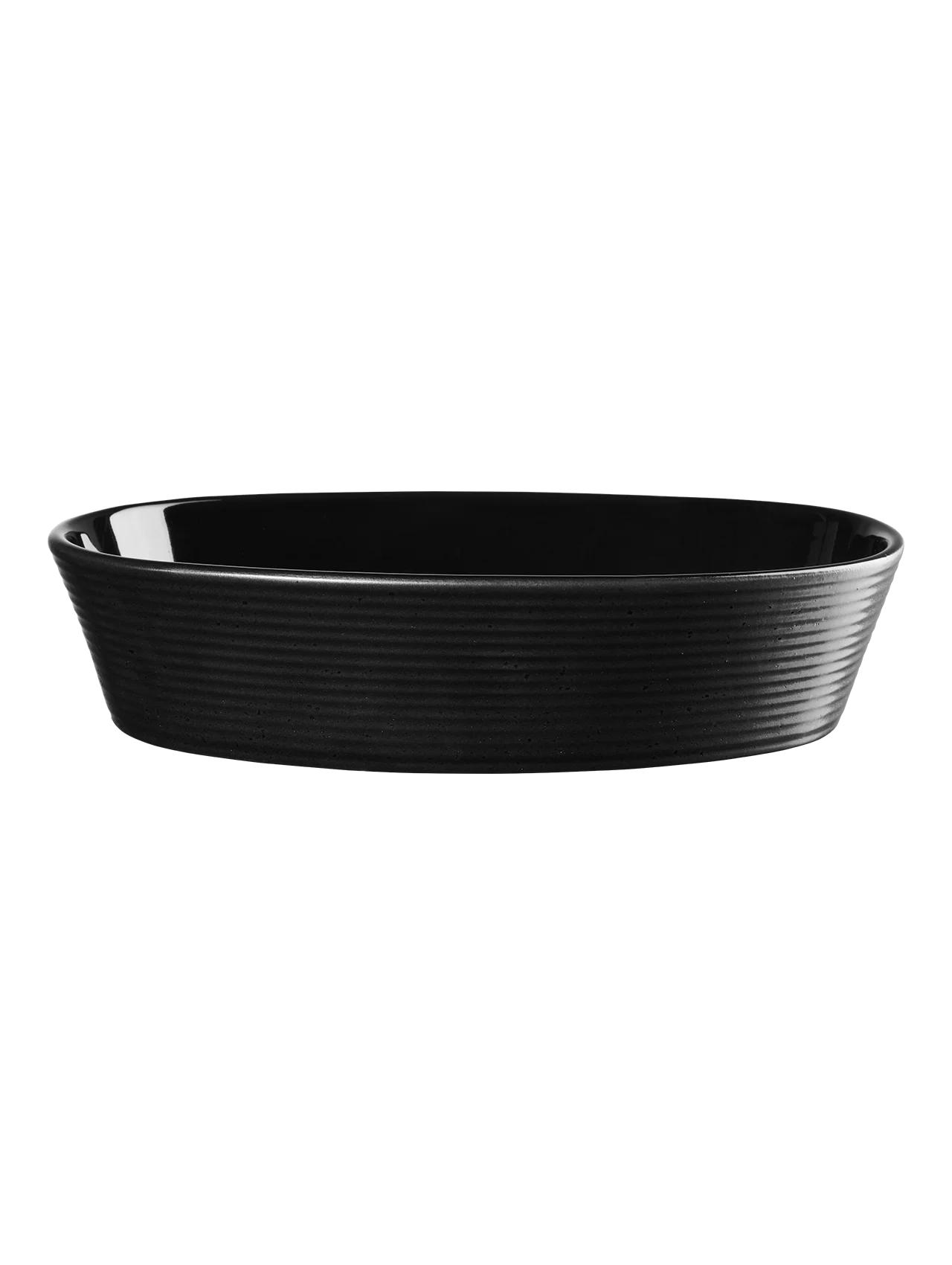 ofenform oval, black