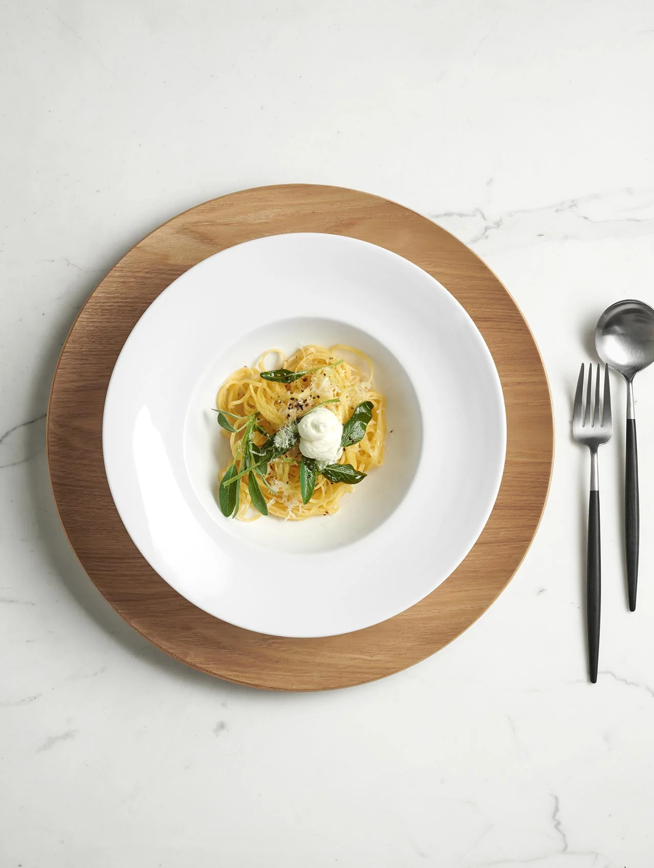 pasta gourmetteller, mit fahne - Image 4