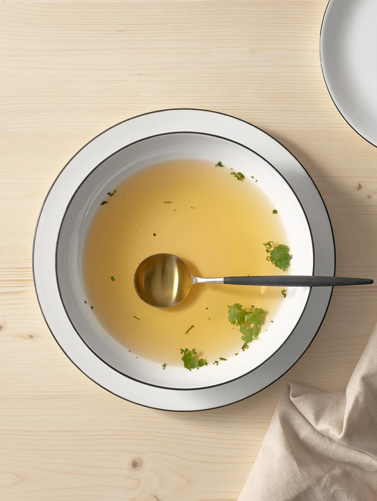 pasta-/suppenteller, ligne noire - Image 2