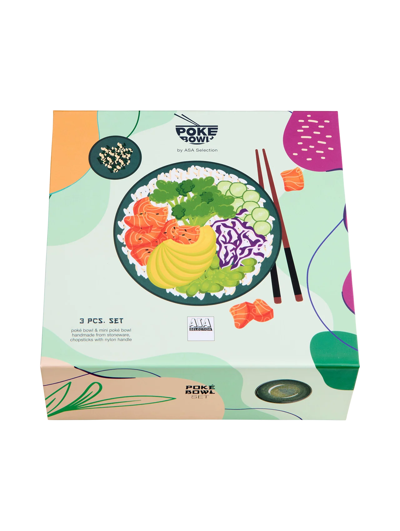 poké bowl set, ocean - Image 2