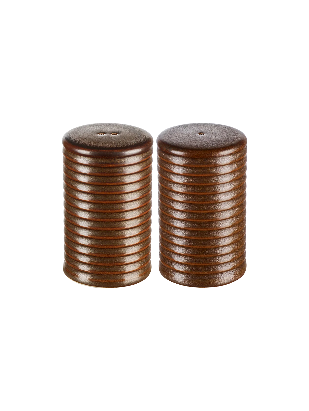 salz-/ pfefferstreuer set, brown
