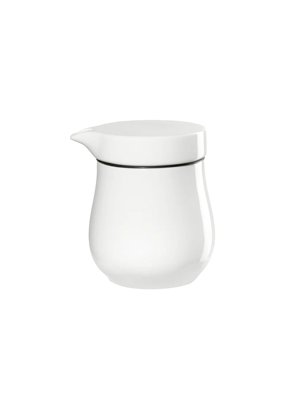 sauciere mit deckel, doppelwandig