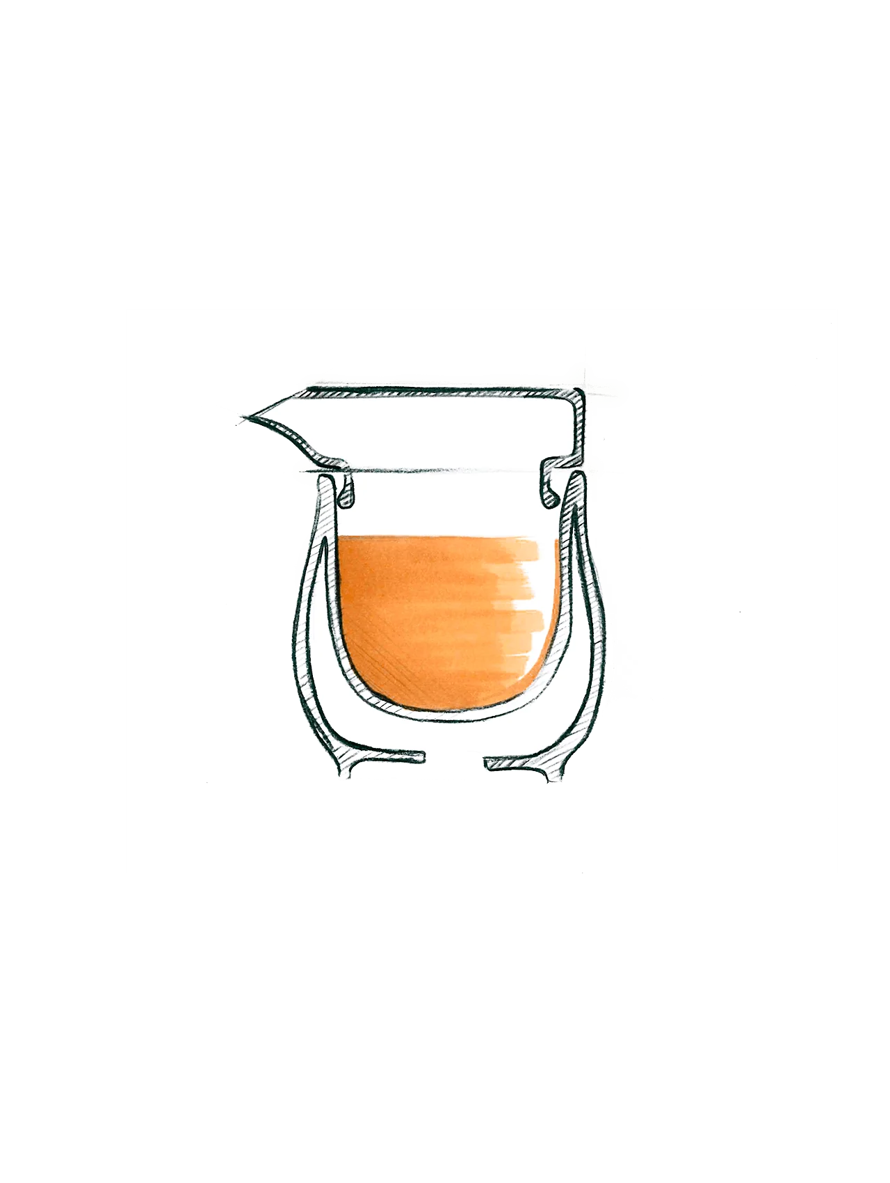 sauciere mit deckel, doppelwandig - Image 2
