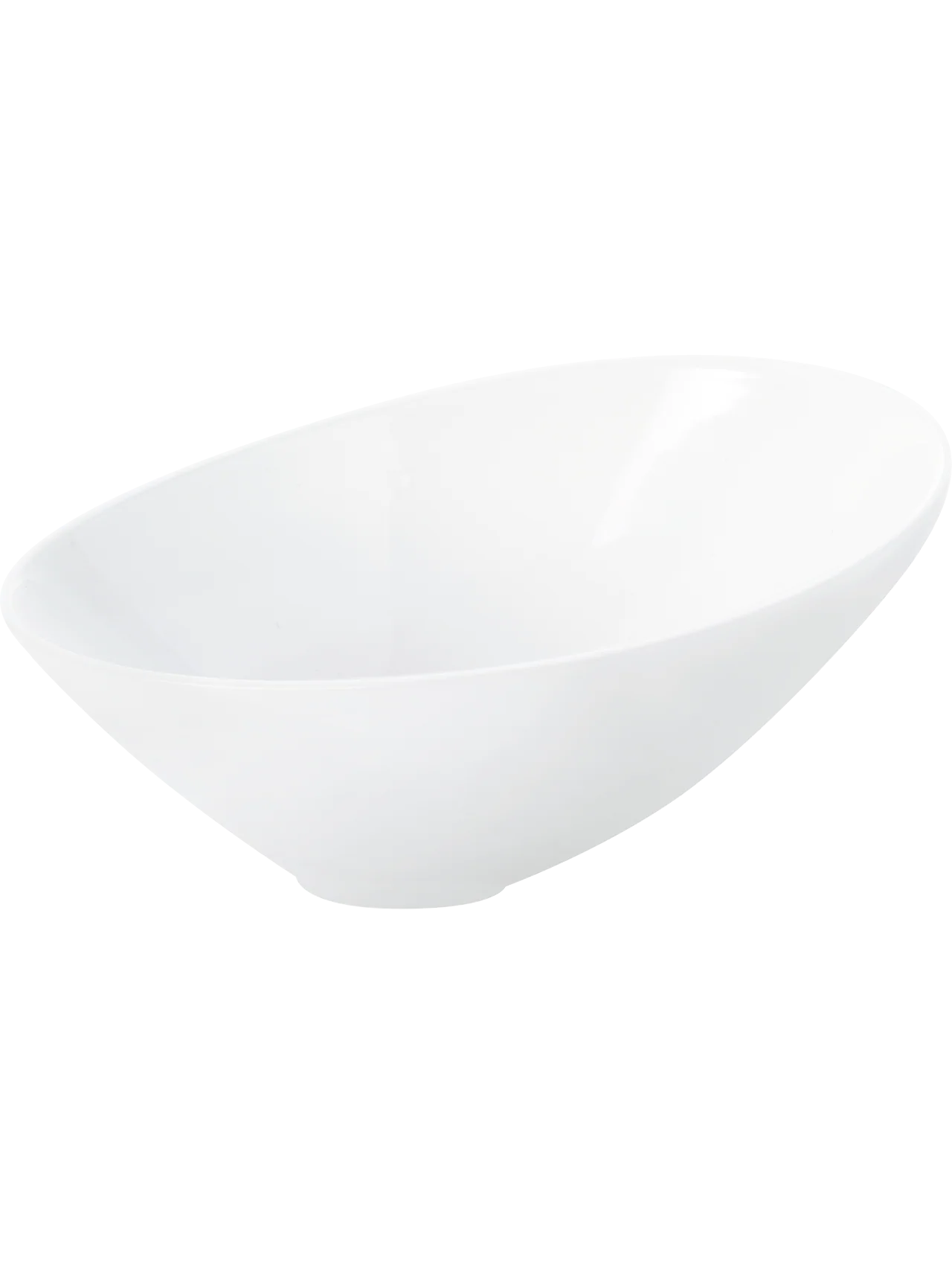 schale asymmetrisch, weiß