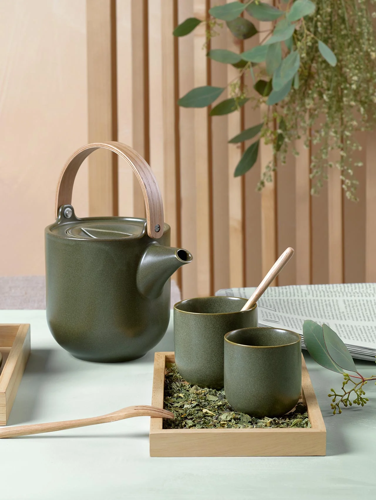 teekanne mit holzgriff, nori - Image 4