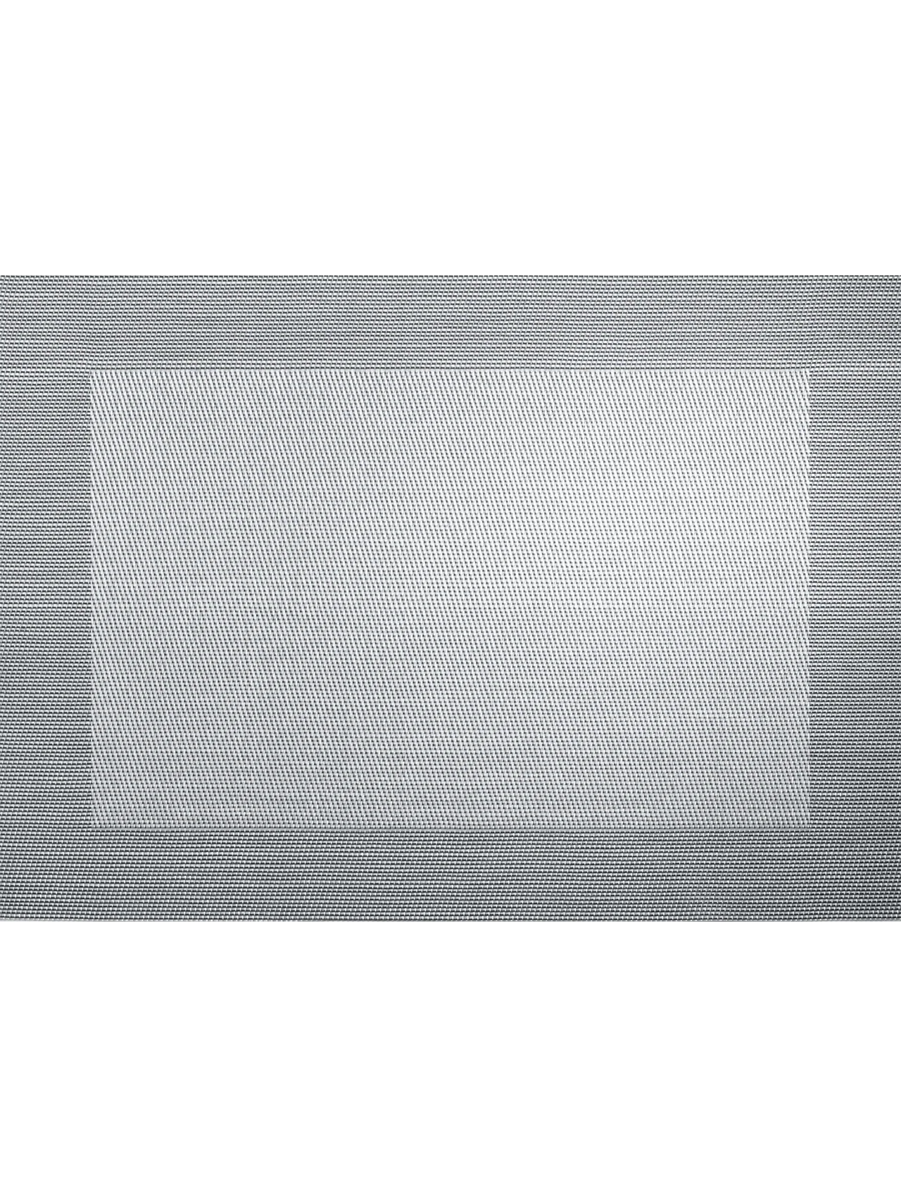 tischset, silver black metalli