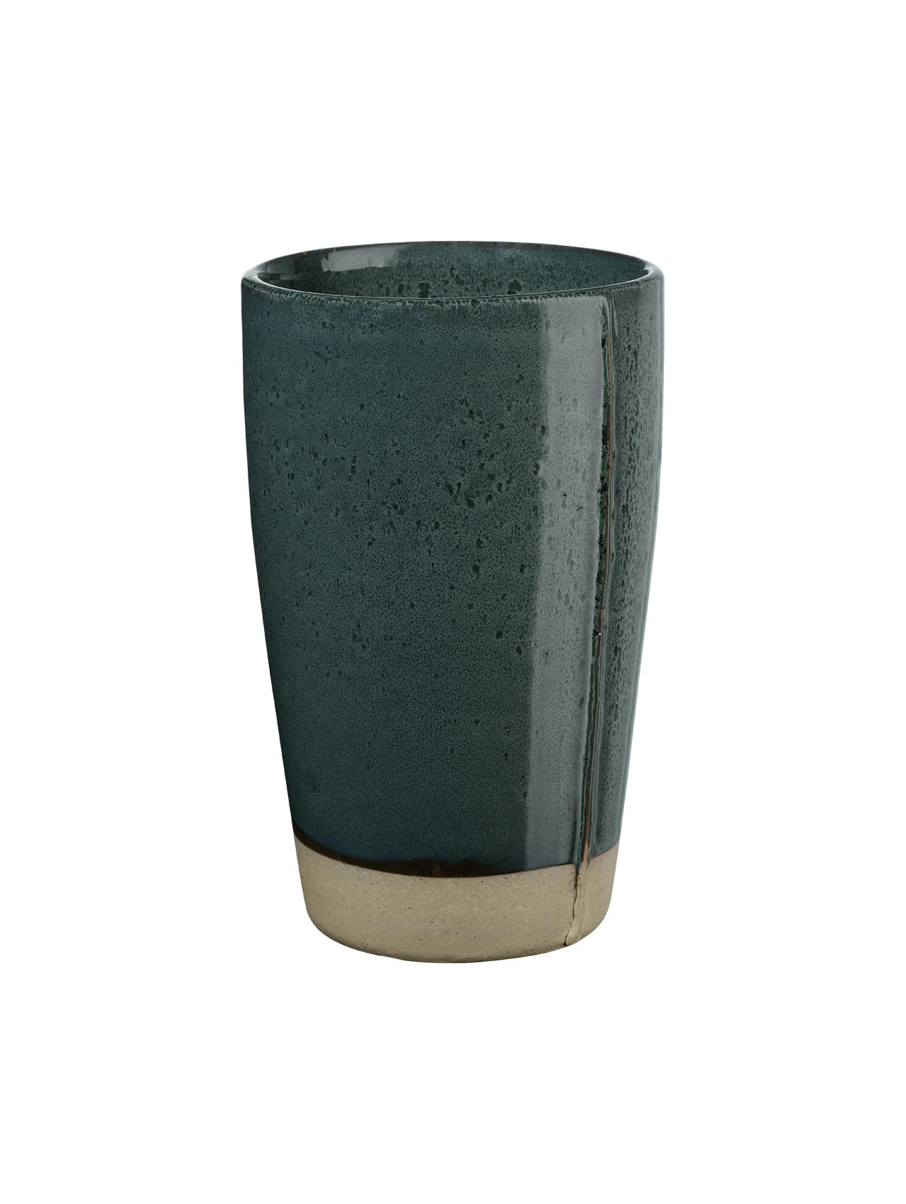 vase, matcha latte