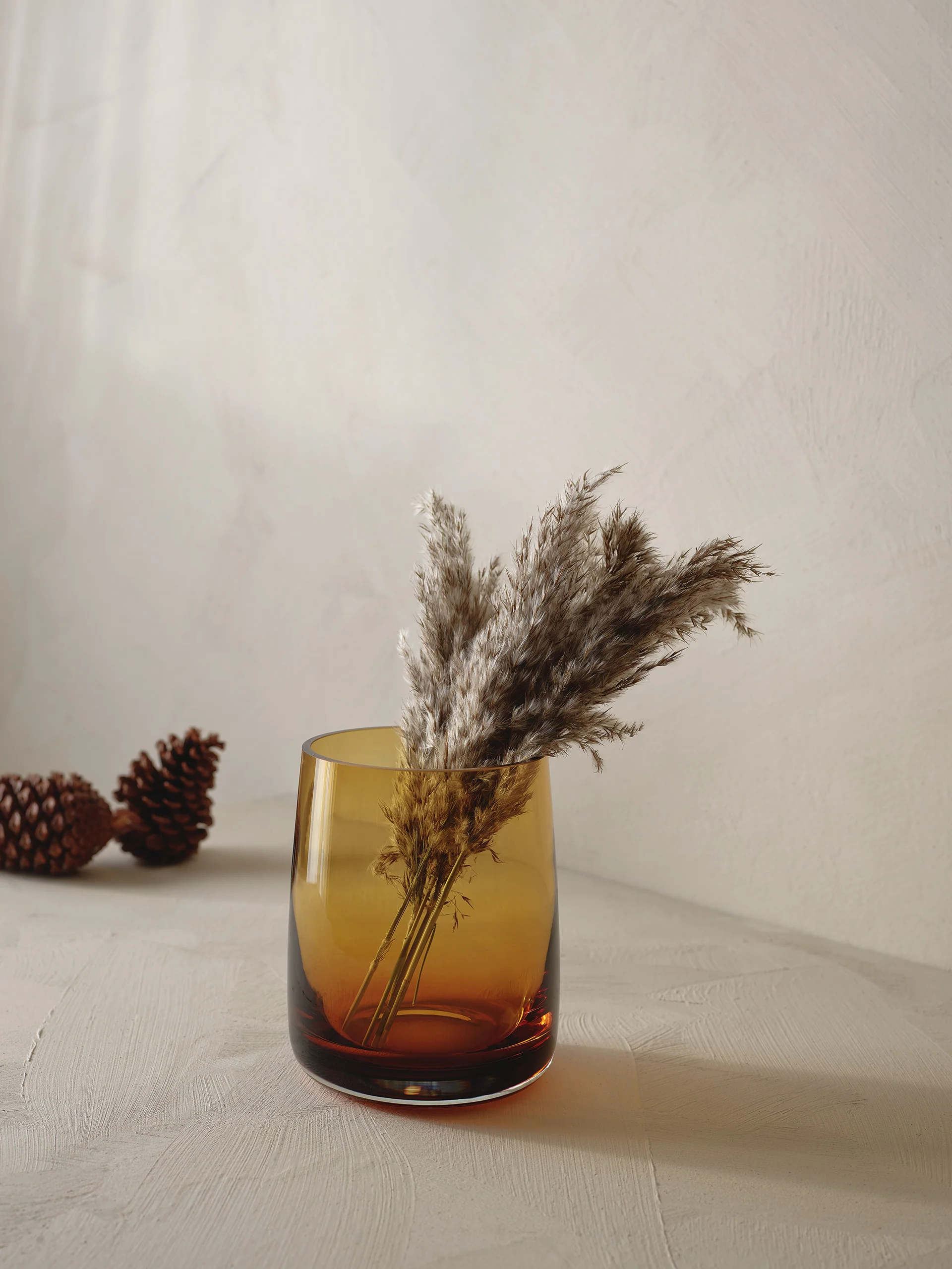 vase/windlicht, amber - Image 3