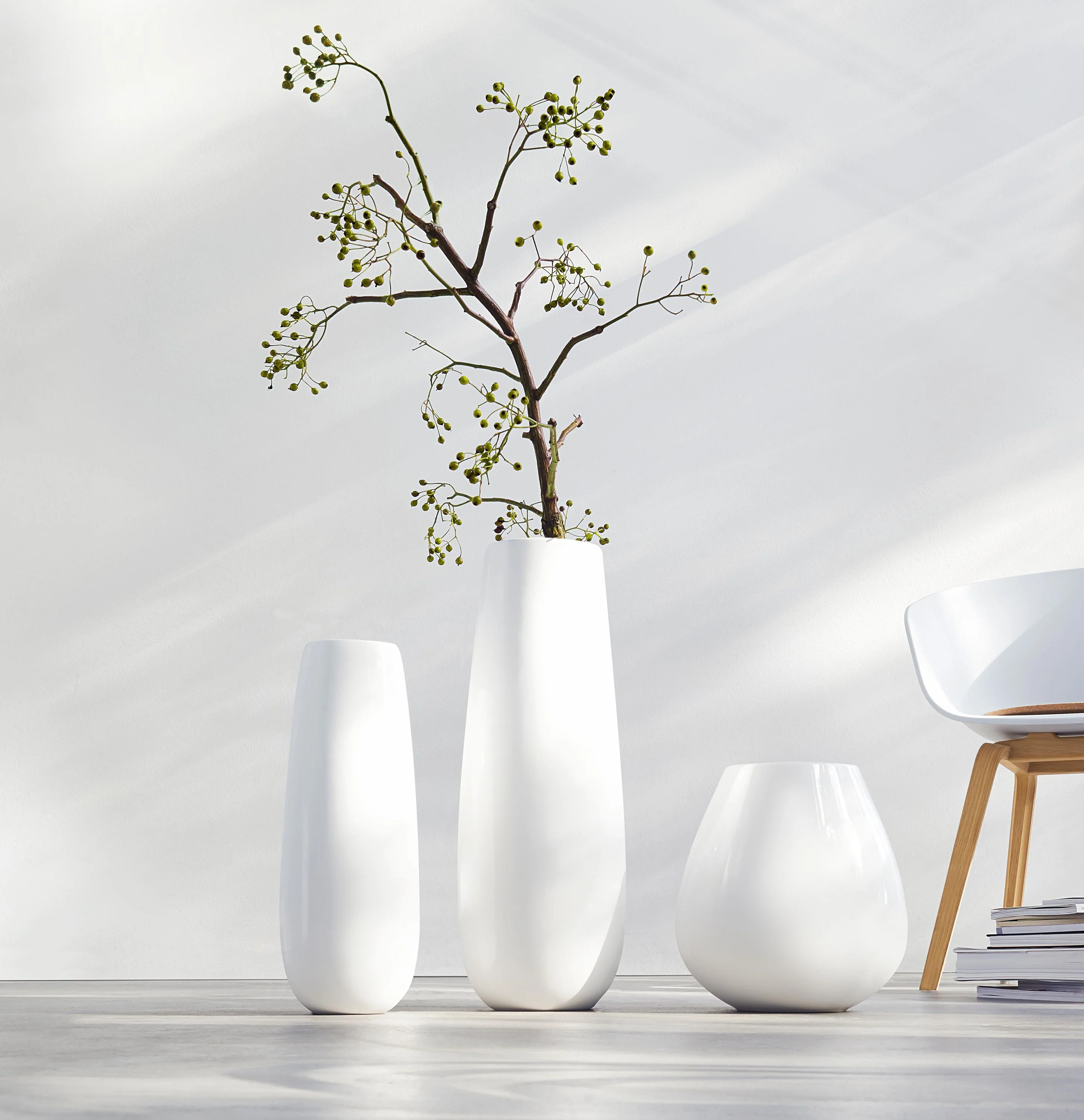 vase xl, weiß - Image 3